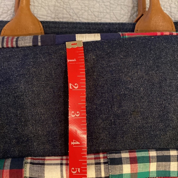 Vintage G.H.Bass Heritage Collection Madras Plaid handbag - Picture 14 of 14